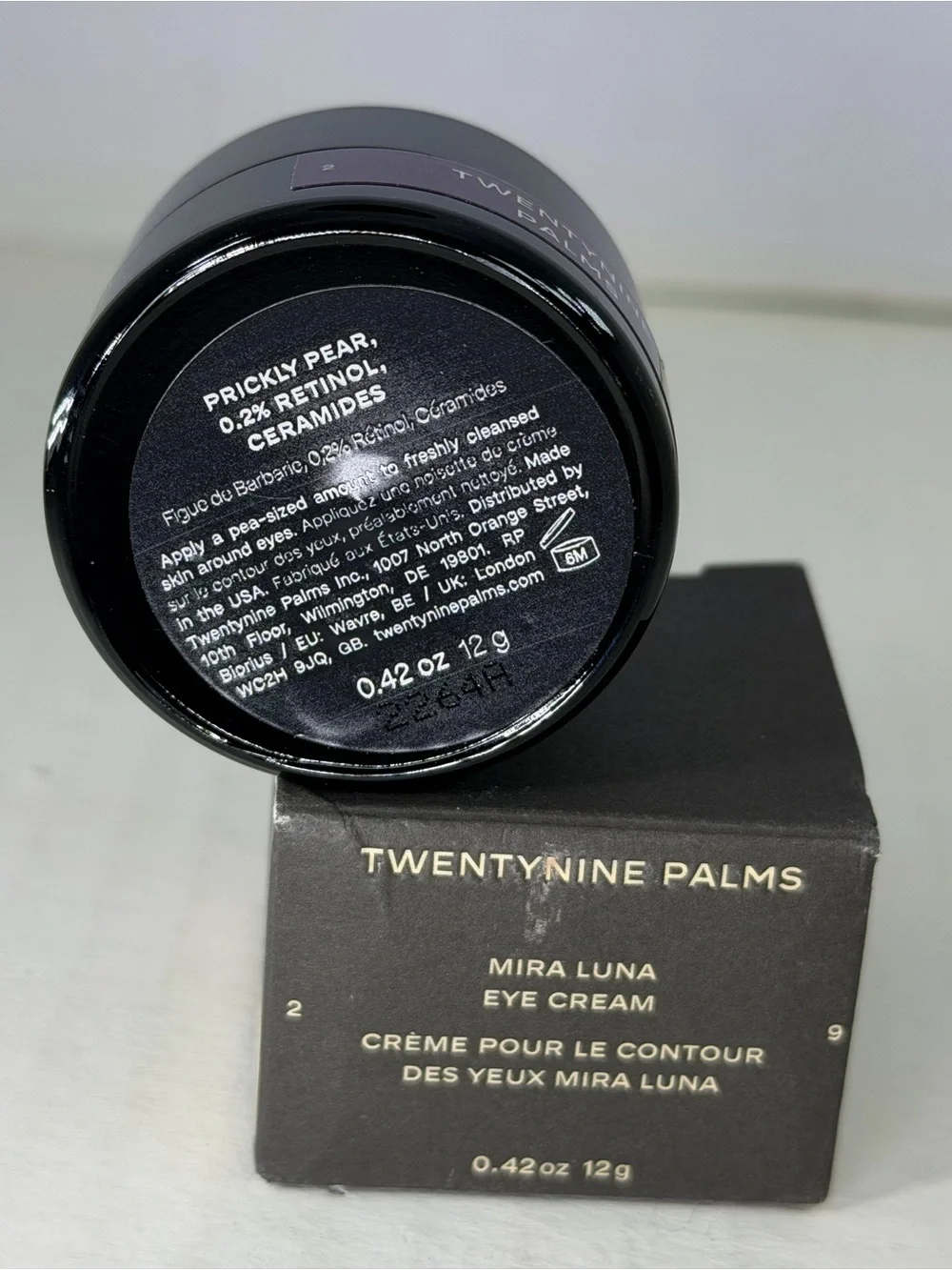Twentynine Palms Mira Luna Eye Cream - Purple